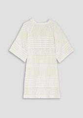 Stella McCartney Lingerie - Crocheted cotton mini dress - White - XXS