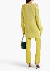 Stella McCartney Lingerie - Cutout cotton sweater - Yellow - M