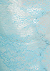 Stella McCartney Lingerie - Cutout stretch-lace bodysuit - Blue - S