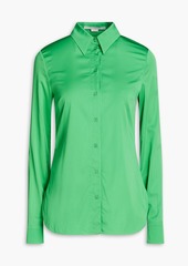 Stella McCartney Lingerie - Daria satin-crepe shirt - Green - IT 34