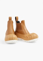 Stella McCartney Lingerie - Duck rubber-trimmed faux leather Chelsea boots - Brown - EU 36