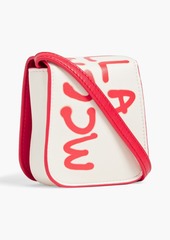 Stella McCartney Lingerie - Ed Curtis logo-print faux leather shoulder bag - White - OneSize