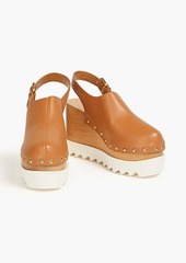 Stella McCartney Lingerie - Elyse faux leather slingback clogs - Brown - EU 36