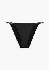 Stella McCartney Lingerie - Embellished low-rise bikini briefs - Black - S