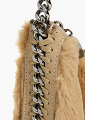 Stella McCartney Lingerie - Falabella mini quilted faux fur shoulder bag - Brown - OneSize