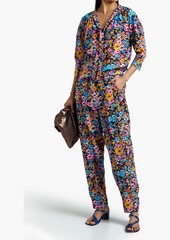 Stella McCartney Lingerie - Floral-print silk crepe de chine blouse - Pink - IT 38