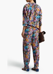 Stella McCartney Lingerie - Floral-print silk crepe de chine blouse - Pink - IT 38