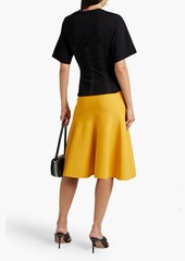 Stella McCartney Lingerie - Fluted stretch-knit skirt - Yellow - IT 36