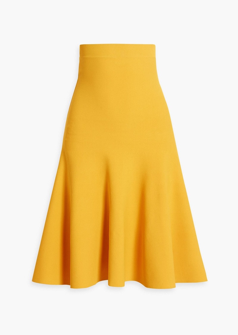 Stella McCartney Lingerie - Fluted stretch-knit skirt - Yellow - IT 36