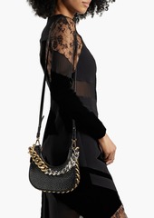 Stella McCartney Lingerie - Frayme embellished faux leather shoulder bag - Black - OneSize