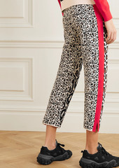 Stella McCartney Lingerie - Intarsia-knit track pants - Animal print - IT 38