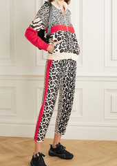 Stella McCartney Lingerie - Intarsia-knit track pants - Animal print - IT 38