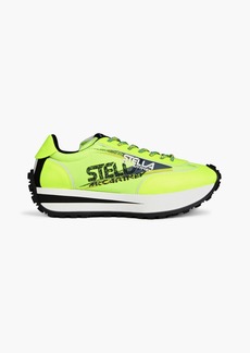 Stella McCartney Lingerie - Neon logo-print shell sneakers - Yellow - EU 35