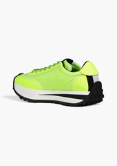 Stella McCartney Lingerie - Neon logo-print shell sneakers - Yellow - EU 35