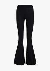 Stella McCartney Lingerie - Pointelle-knit flared pants - Black - S