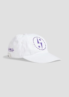 Stella McCartney Lingerie - Printed cotton-blend twill baseball cap - White - M