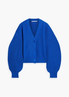 Stella McCartney Lingerie - Ribbed cotton cardigan - Blue - IT 34