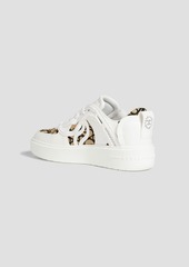 Stella McCartney Lingerie - S-Wave 1 jacquard and faux leather sneakers - White - EU 35