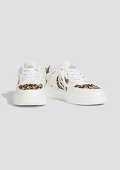 Stella McCartney Lingerie - S-Wave 1 jacquard and faux leather sneakers - White - EU 35