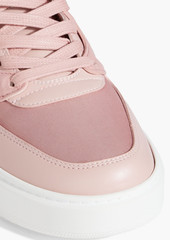 Stella McCartney Lingerie - S-Wave 1 quilted faux leather and canvas sneakers - Pink - EU 37