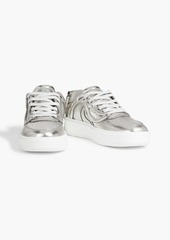 Stella McCartney Lingerie - S-Wave 1 quilted metallic faux leather sneakers - Metallic - EU 35