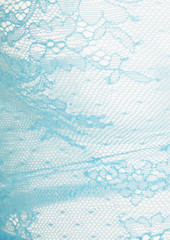 Stella McCartney Lingerie - Satin-trimmed lace bra - Blue - S