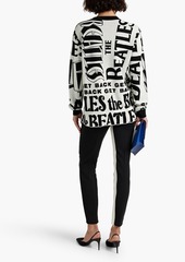 Stella McCartney Lingerie - The Beatles Get Back intarsia-knit sweater - Black - XXS