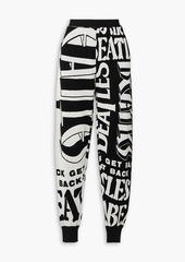 Stella McCartney Lingerie - The Beatles Get Back cutout intarsia-knit sweater - Black - XS