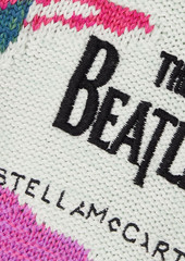 Stella McCartney Lingerie - The Beatles Get Back intarsia-knit wool and cotton-blend sweater - Pink - S