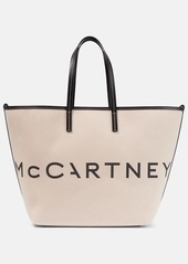 Stella McCartney Logo canvas tote bag