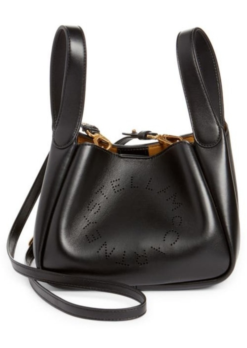 Stella McCartney Logo Faux Leather Top Handle Bag