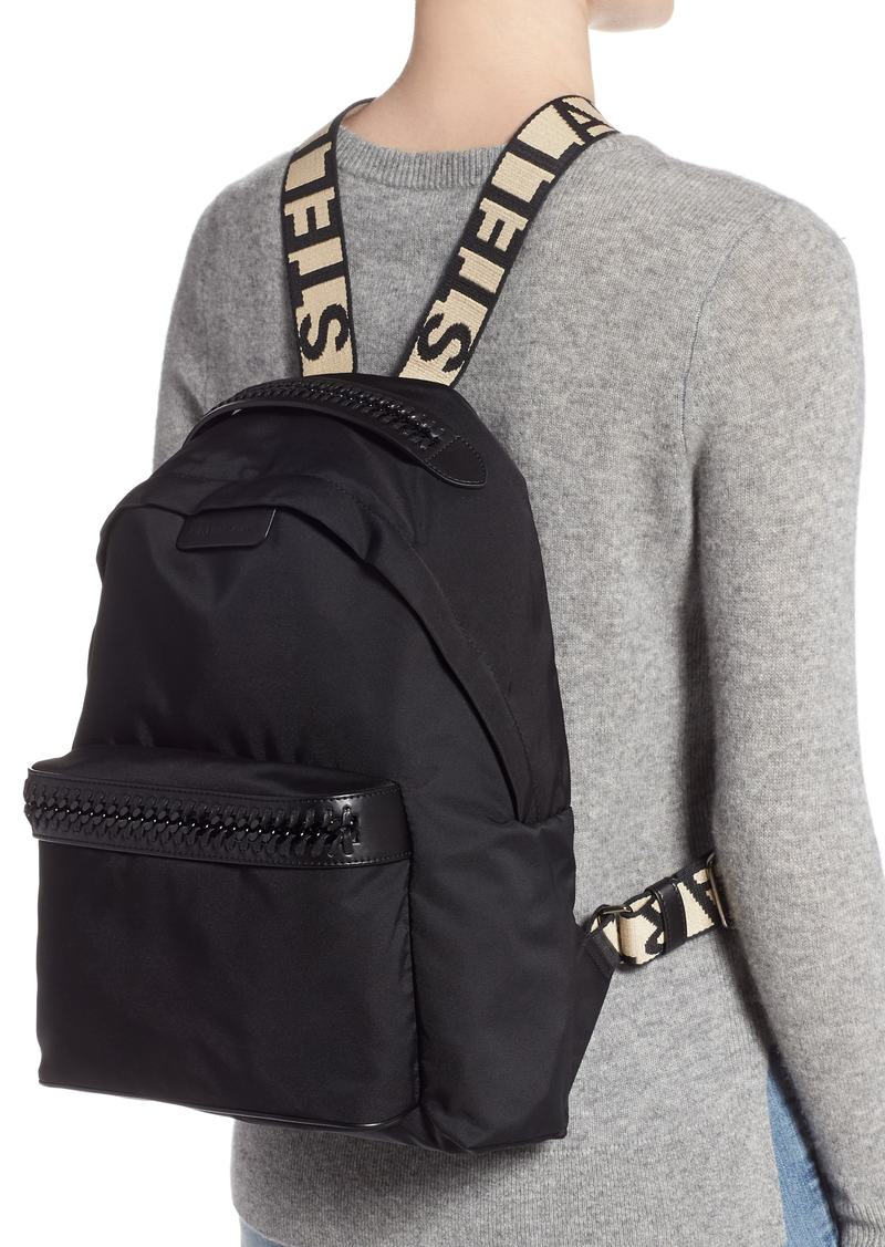 Stella McCartney Stella McCartney Logo Strap Nylon Backpack | Handbags