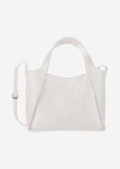 STELLA MCCARTNEY LOGO SYNTHETIC LEATHER CROSS-BODY BAG