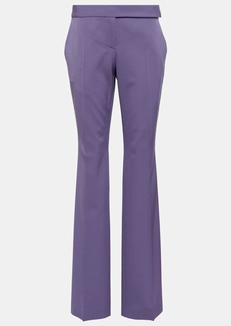 Stella McCartney Low-rise wool-blend pants