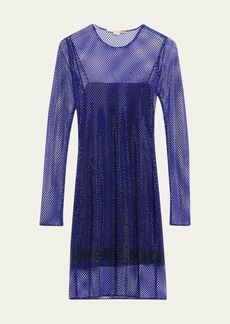 Stella McCartney Crystal Overlay Mini Dress