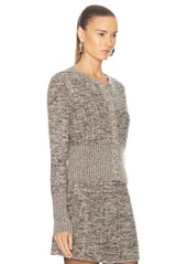 Stella McCartney Metal Marble Detailed Cardigan