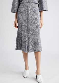 Stella McCartney Mouliné Rib Knit Sweater Skirt