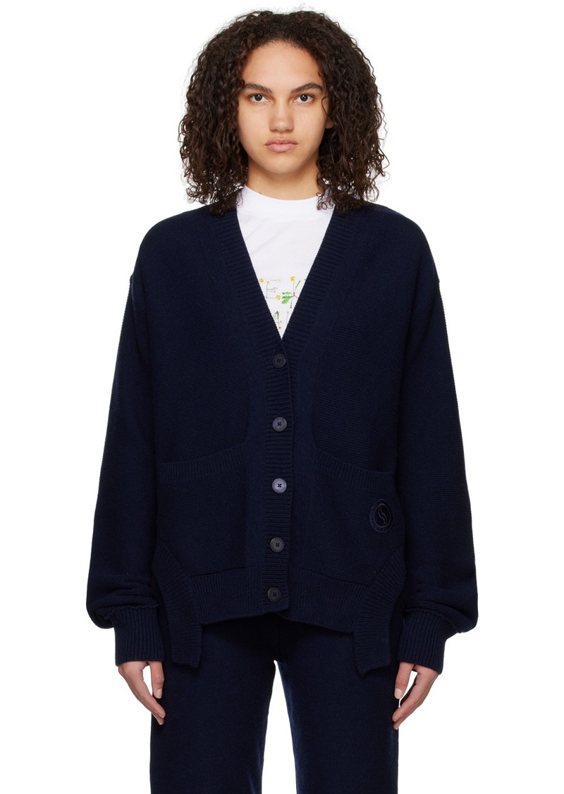 Stella McCartney Navy S-Wave Cardigan