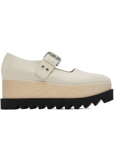 Stella McCartney Off-White Elyse Star-Studded Loafers