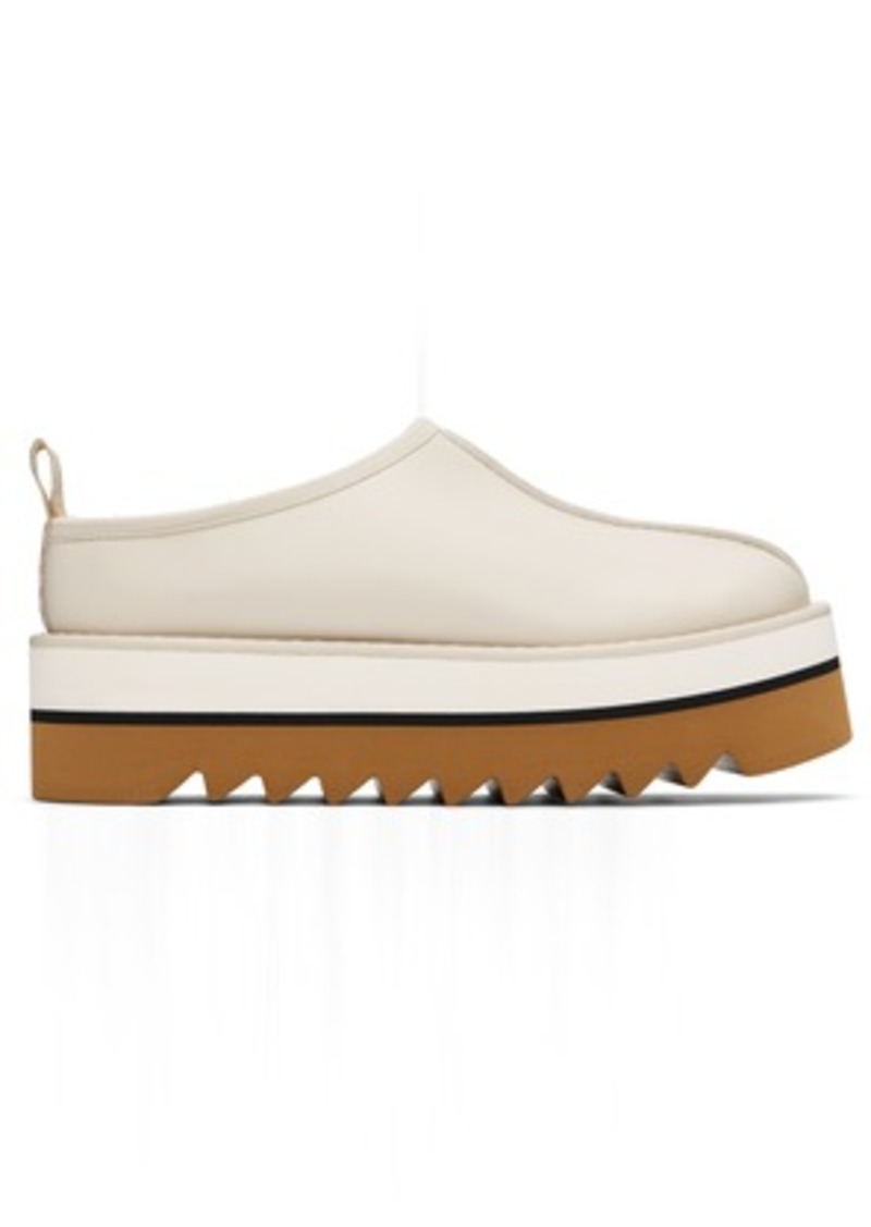 Stella McCartney Off-White Sneak-Elyse Platform Slippers