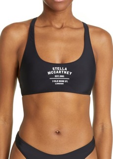 Stella McCartney Old Bond Logo Bikini Top