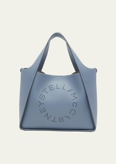 Stella McCartney Perforated Logo Faux-Leather Crossbody Bag