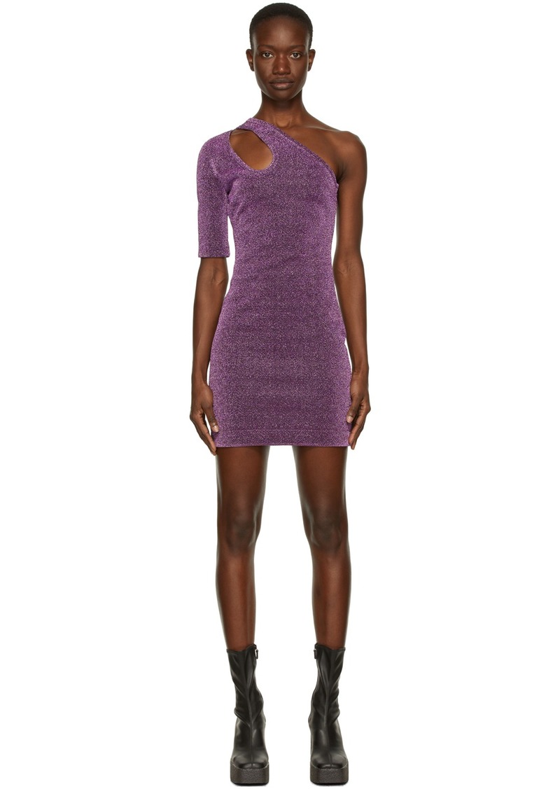 Stella McCartney Purple Darla Lurex Dress