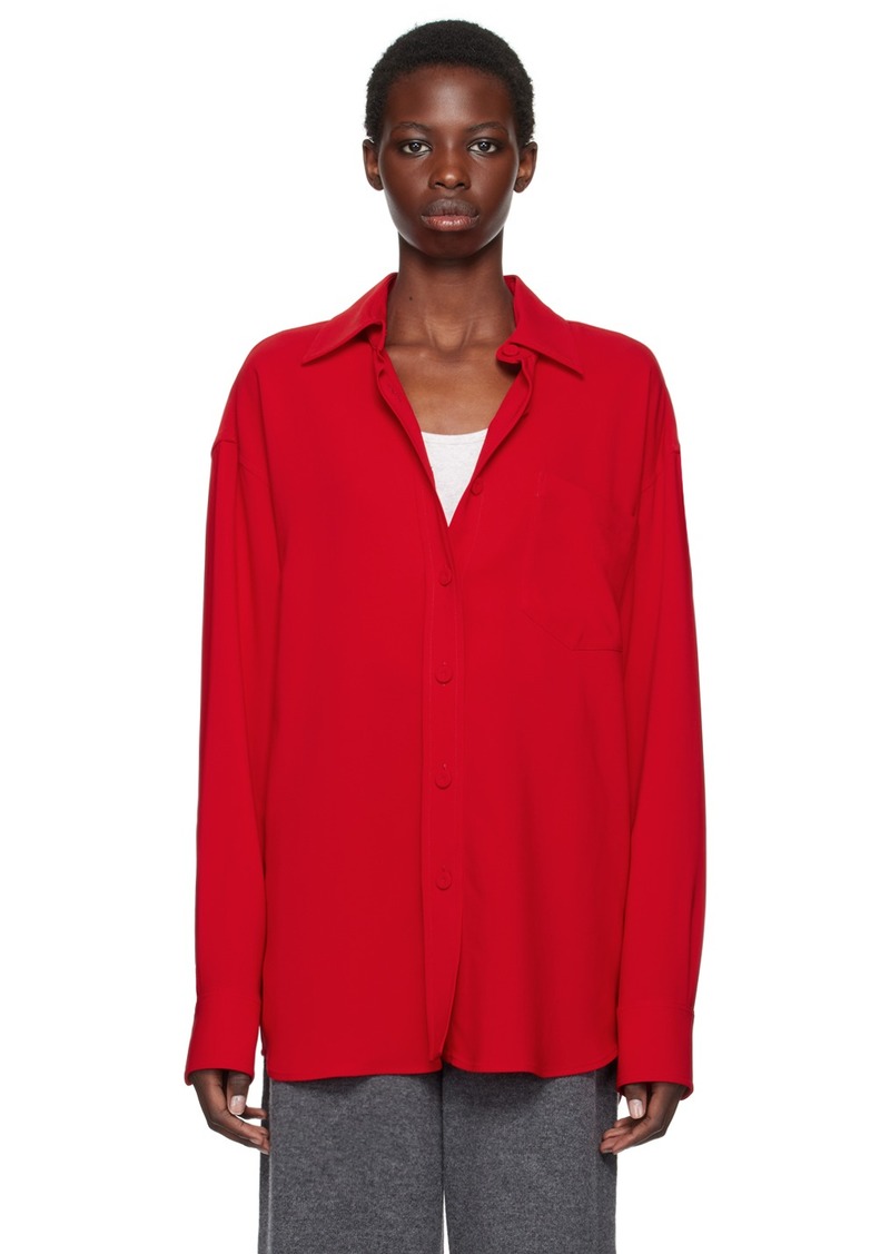 Stella McCartney Red Iconic Oversized Shirt