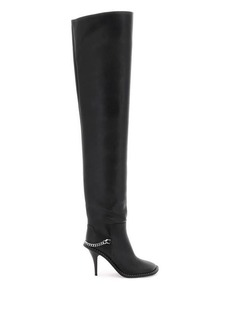 Stella mccartney ryder cuissard boots with stiletto heel