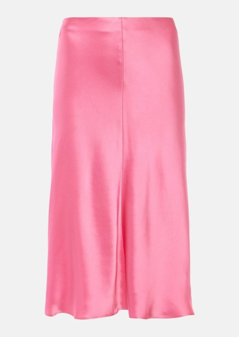 Stella McCartney Satin midi skirt