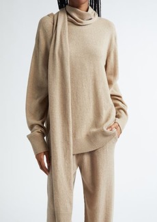Stella McCartney Scarf Detail Cashmere & Wool Sweater
