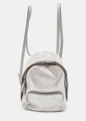 Stella Mccartney Silver Faux Leather Falabella Backpack