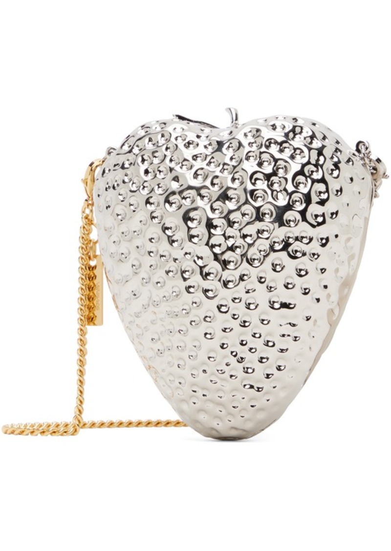 Stella McCartney Silver Strawberry-Shaped Clutch