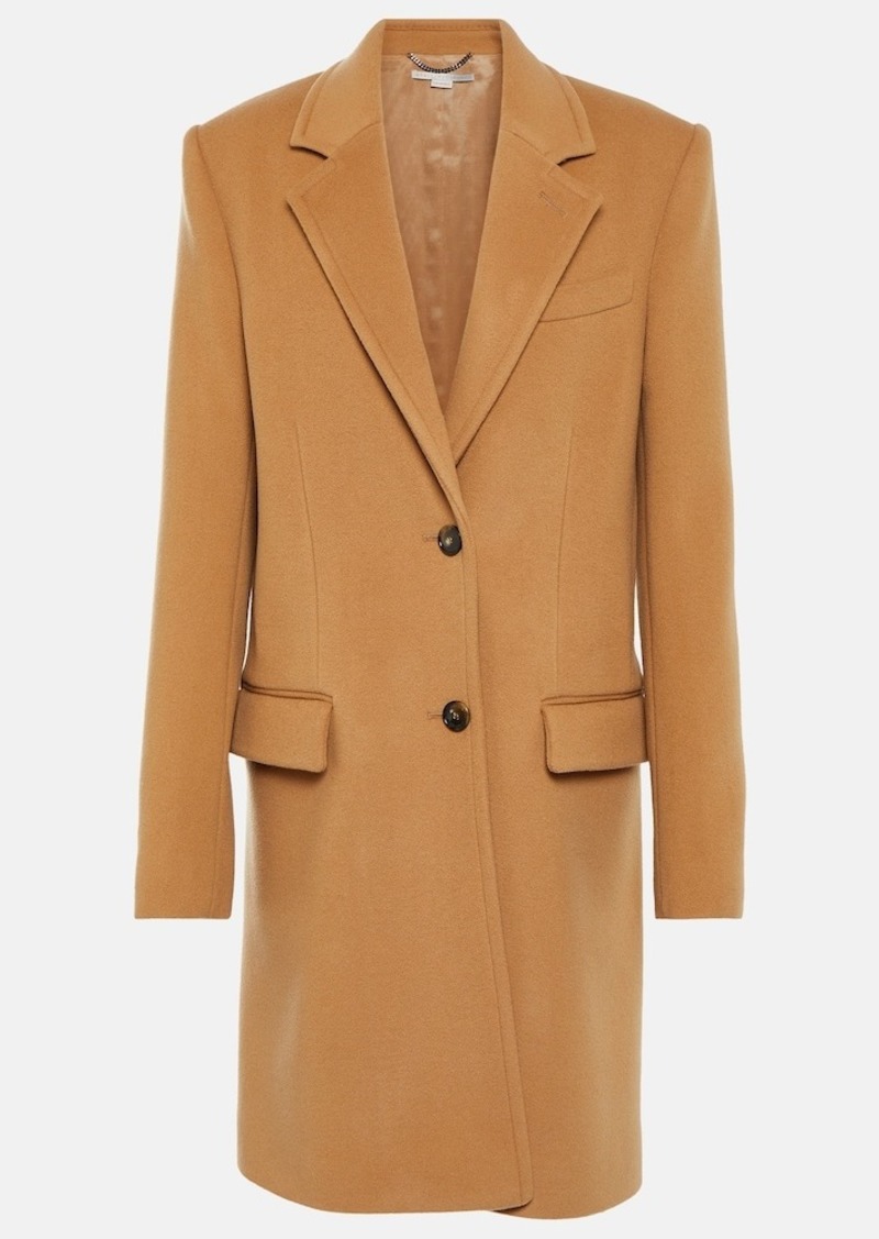 Stella McCartney Single-breasted wool coat